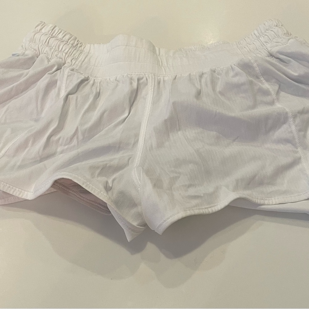 Size 10 Lululemon White Shorts